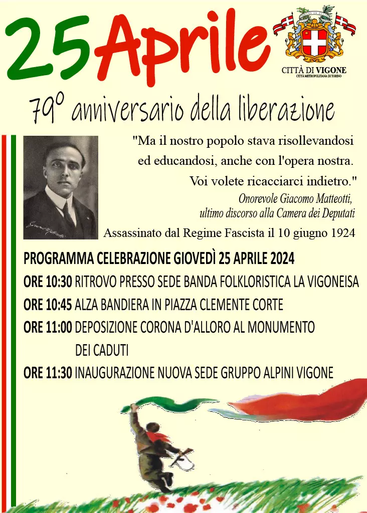 Locandina 25 aprile 2024