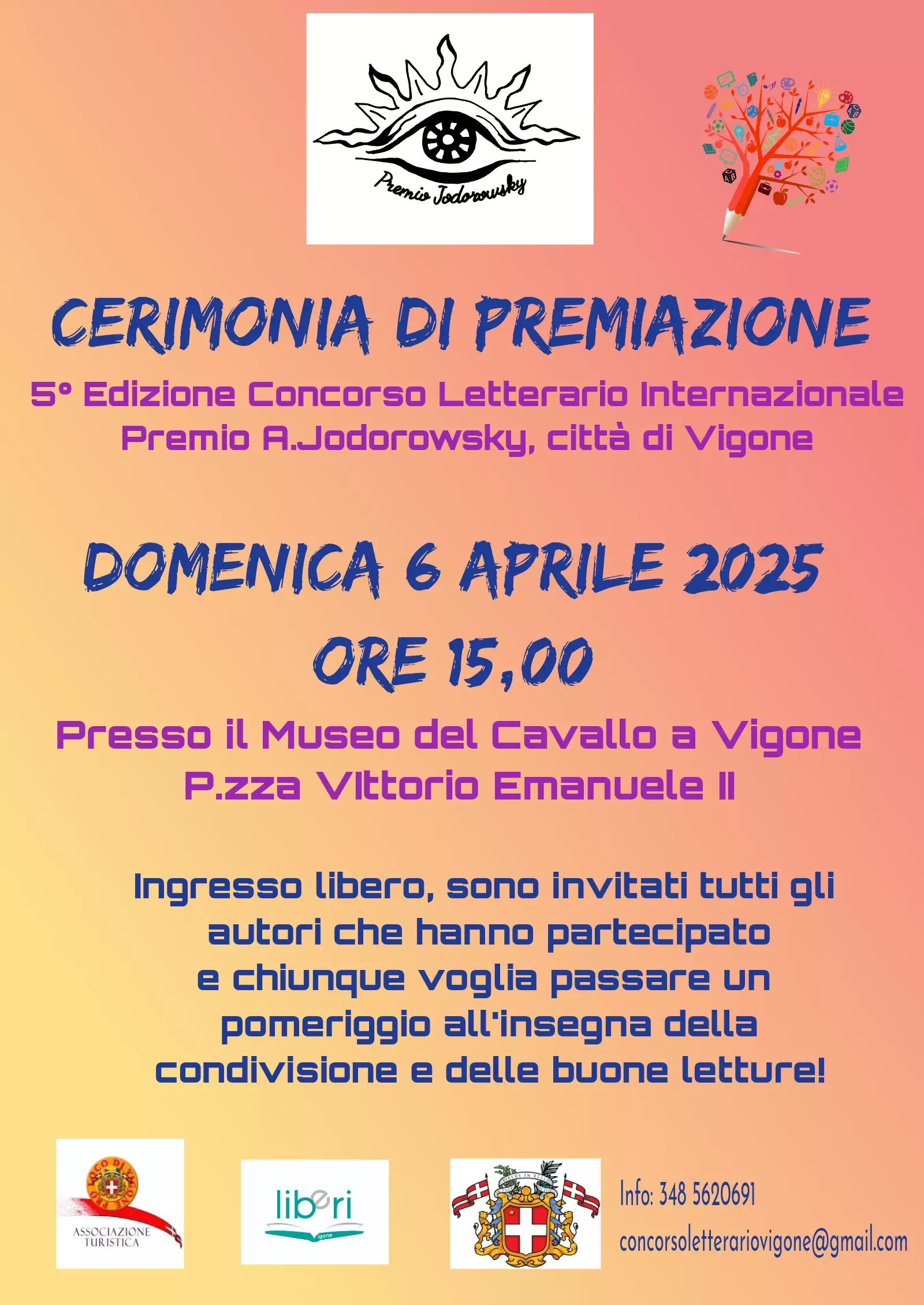 Locandina-invito cerimonia di premiazione