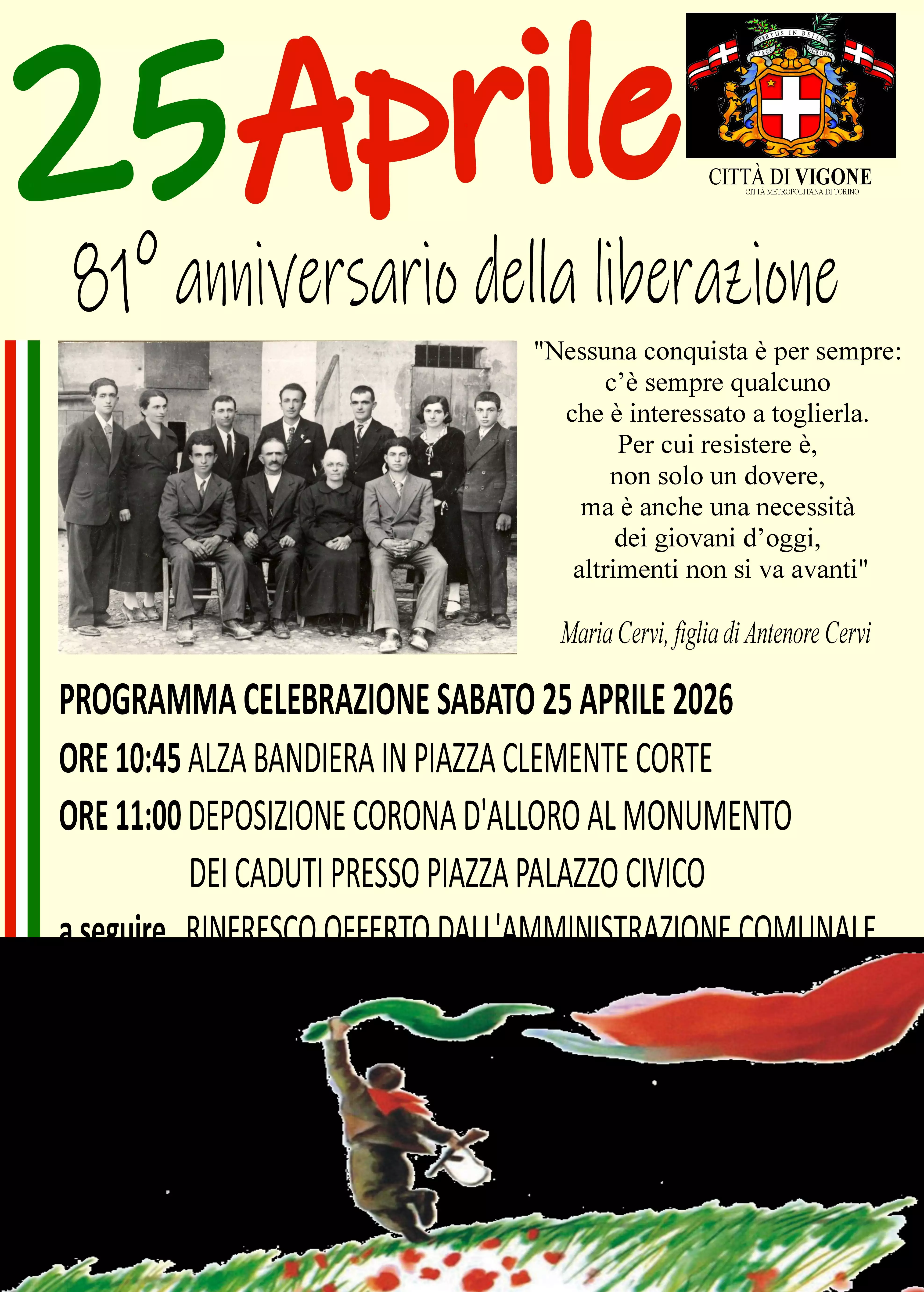 Locandina 25 aprile 2024