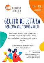 Locandina Gruppo di Lettura Young Adults
