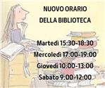 Orario Biblioteca da marzo 2022